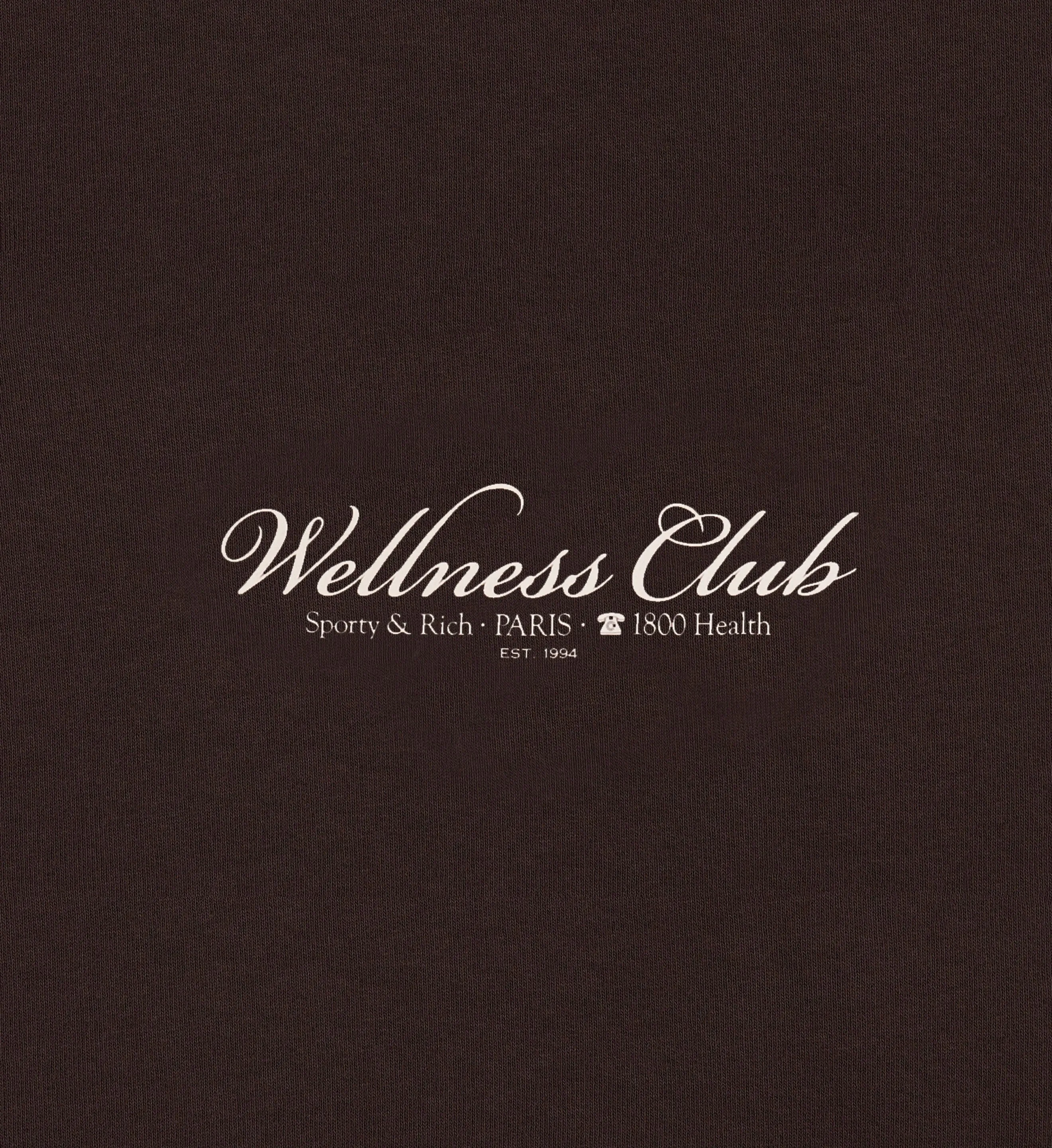 1800 Health T-Shirt - Chocolate/Cream