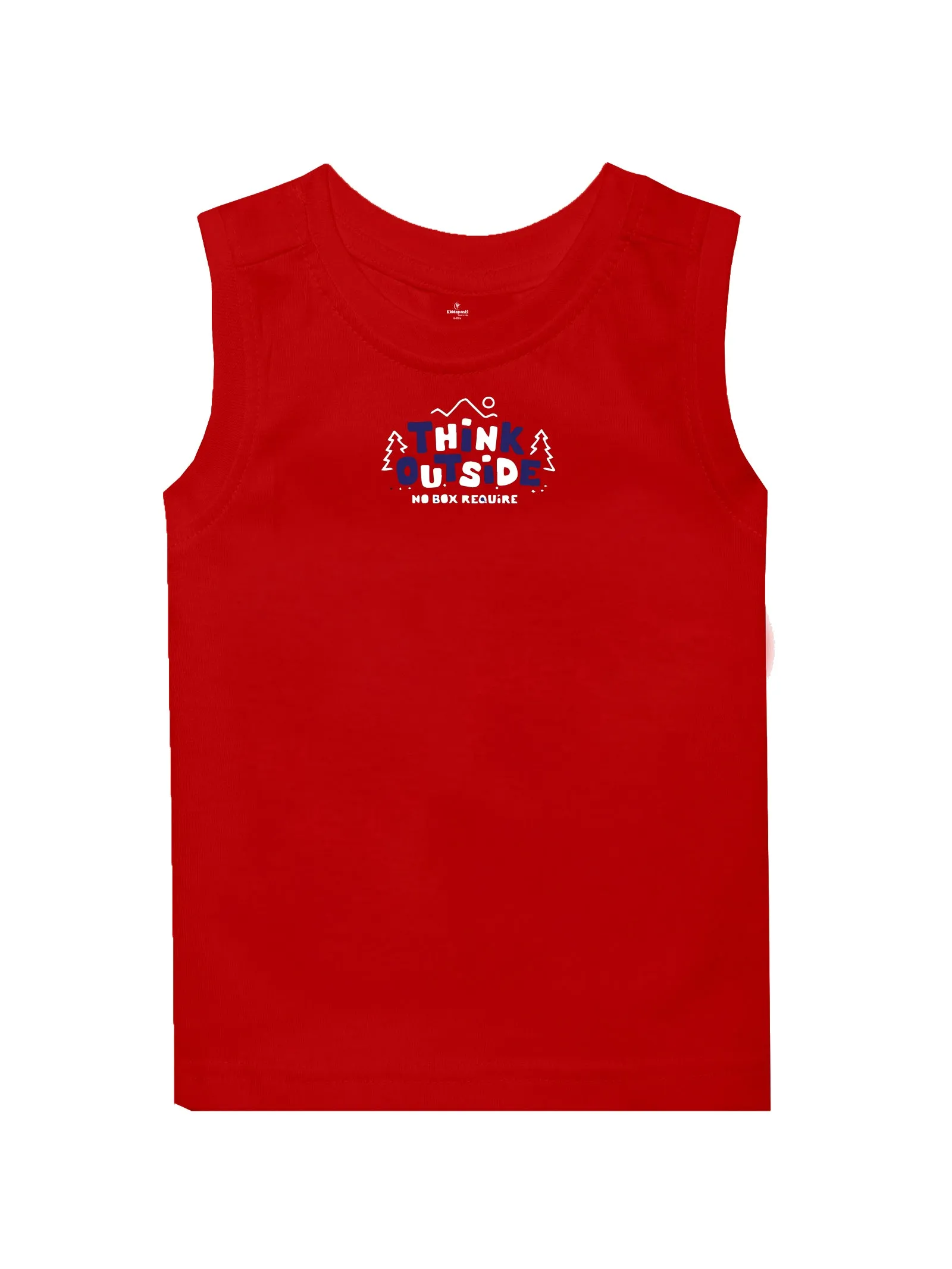 Boys Round Neck Sleeveless Tee Pack of 3